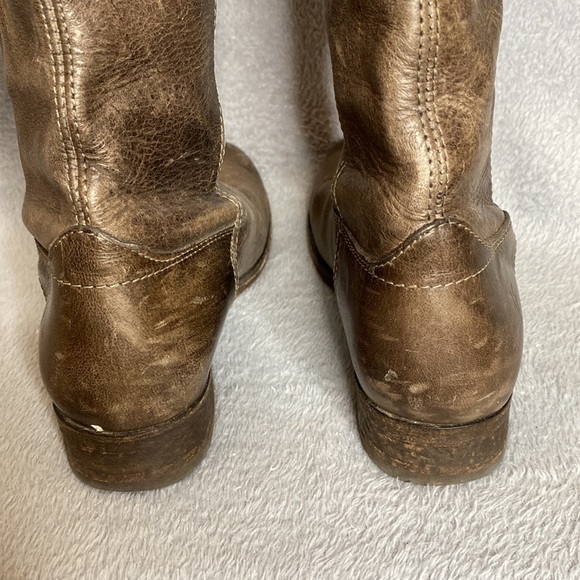 Frye Pull On Brown Boot Size 5 1/2 - Picture 6 of 11